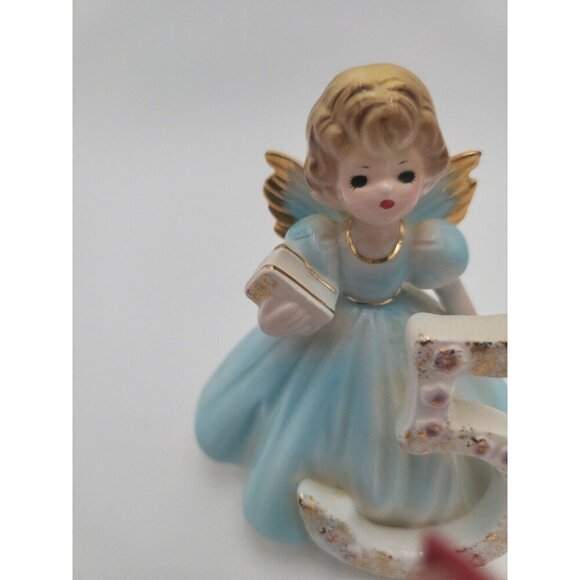 Josef Original 5th Birthday Angel Figurine Vintage w Original Tags And Sticker - Picture 9 of 16